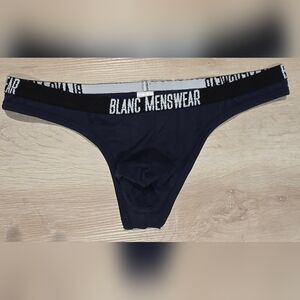 Navy Blue Mens Thong